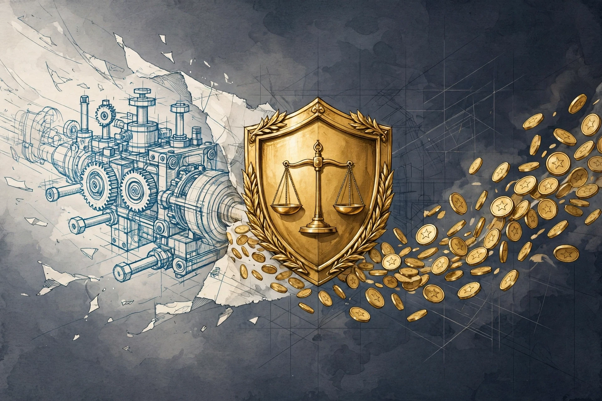 技术秘密承揽报酬全额认定概念插画